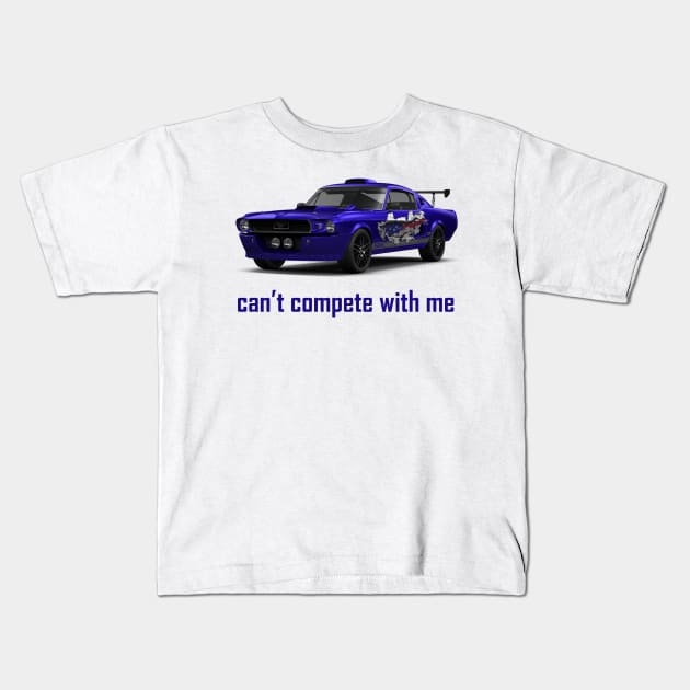 newcastle supercars Kids T-Shirt by Owiietheone